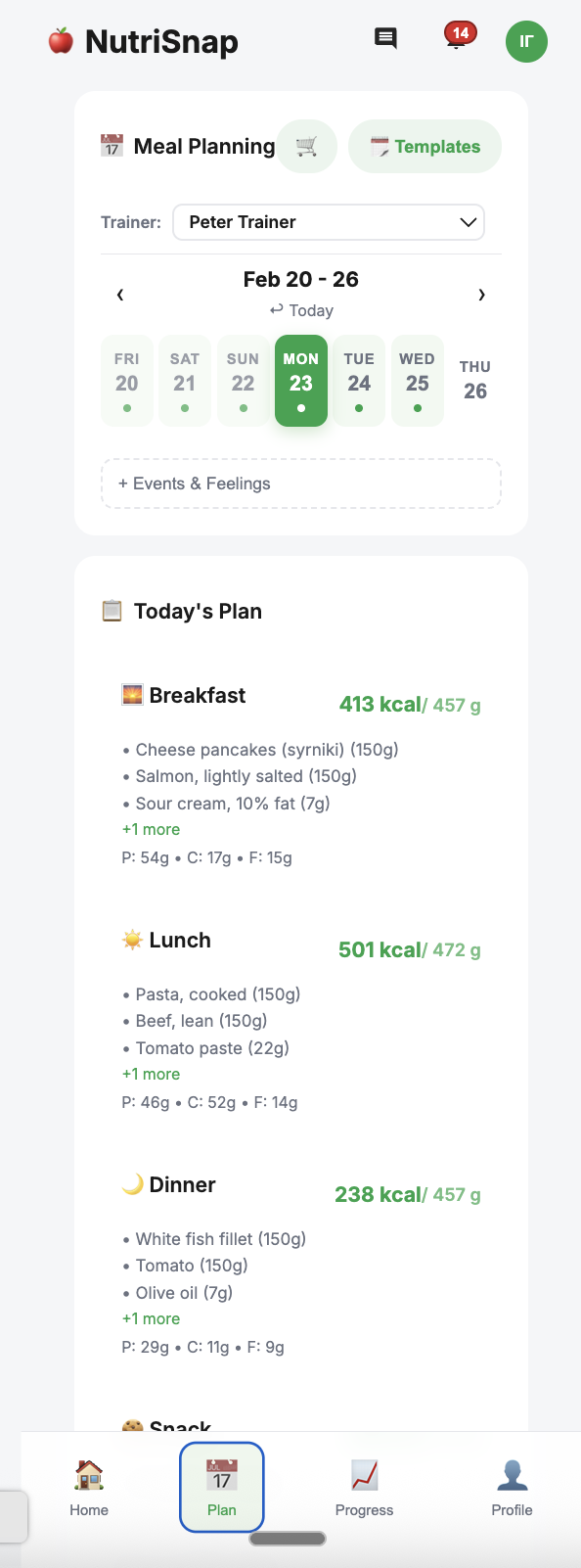 Meal Plan